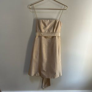 Jenny Yoo~ Silk Spaghetti Strap A-Line Dress